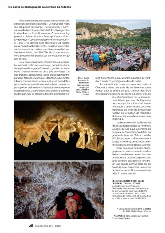 Spelunca 168 Page 26(Spelunca 168 Page 26)